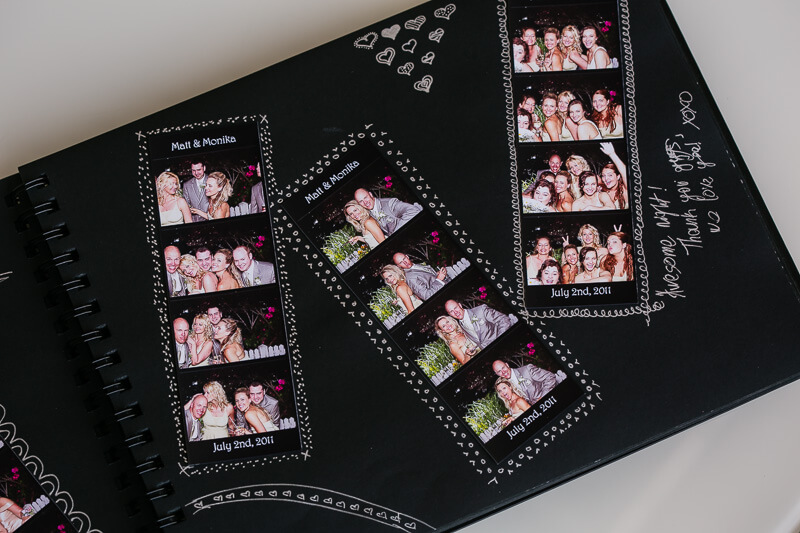The Photo Booth Guest Album - Snapshot Photobooth