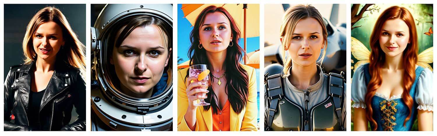 AI-Samples-Web AI samples created at a trade show photo booth