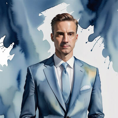 Snapshot-Photobooth-ai-watercolour AI watercolour portrait